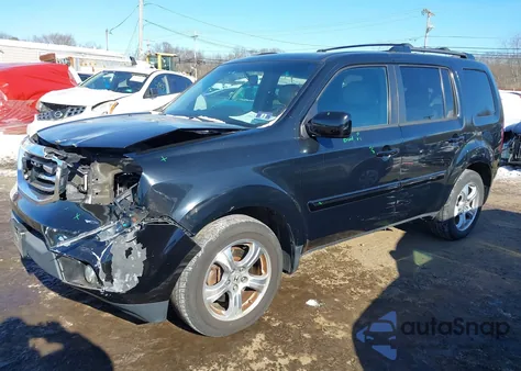 2015 Honda Pilot Ex-L из США, поврежденный, VIN 5FNYF4H52FB011956